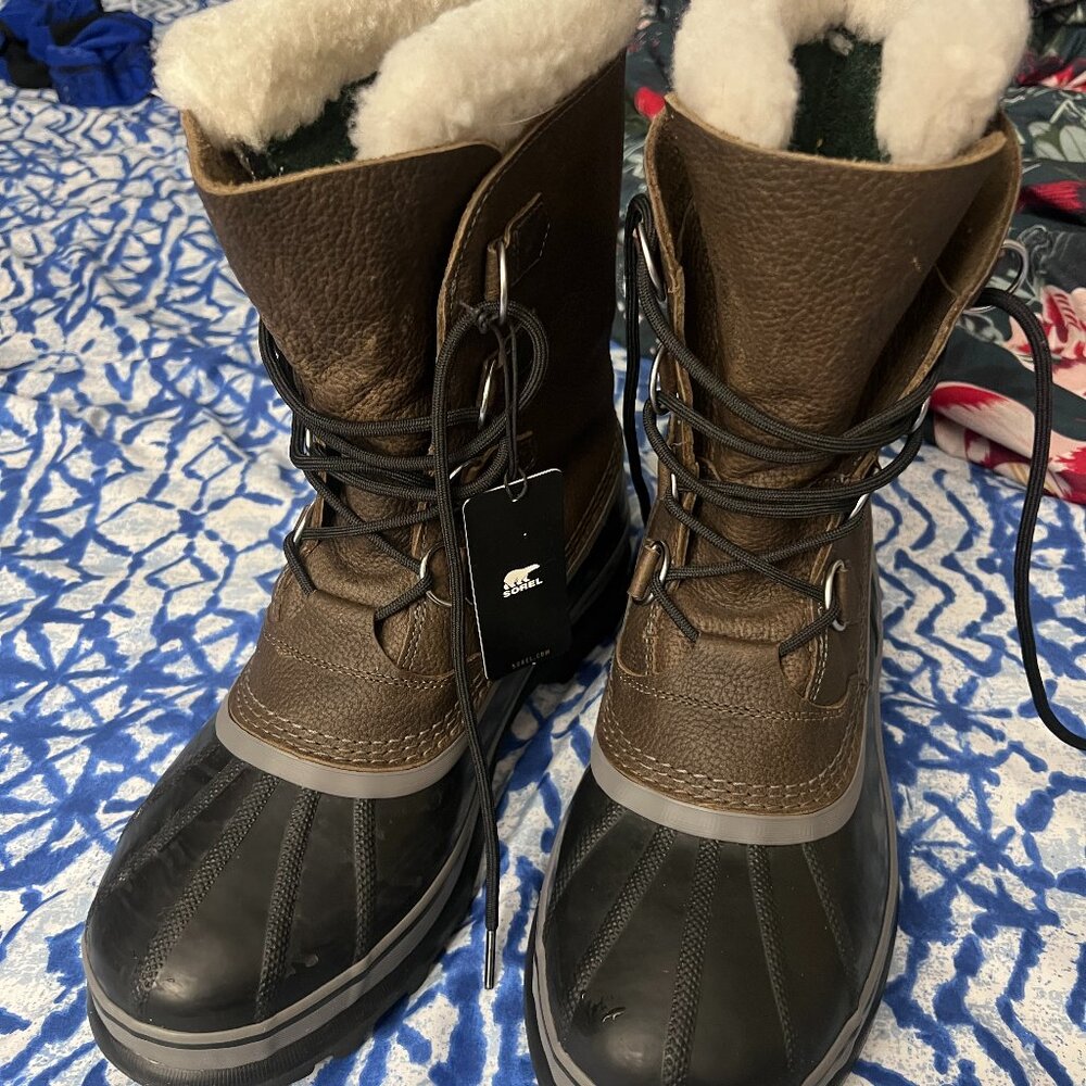 Sorel Caribou Winter Boots – Men’s 11.5 – NEW WITH TAGS